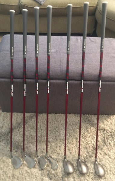Men's Cobra Left Hand Baffler Combo Iron/hybrid Set Regular Flex Graphite Shaft