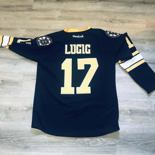 Bruins Milan Lucic Men's Size 50 Reebok - Black Alternate Home Jersey