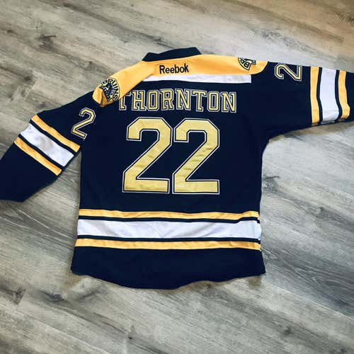 Bruins Shawn Thornton Men's Size 52 Reebok - Black Home Jersey