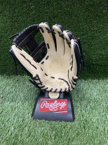 Black New High School/College Rawlings Right Hand Throw Infield Pro Preferred Baseball Glove 11.5"