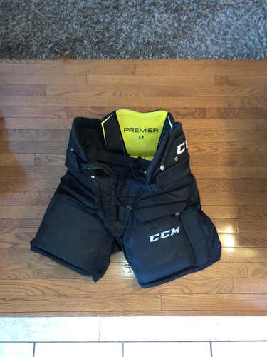 Black Senior Small CCM Premier Pro  Hockey Goalie Pants