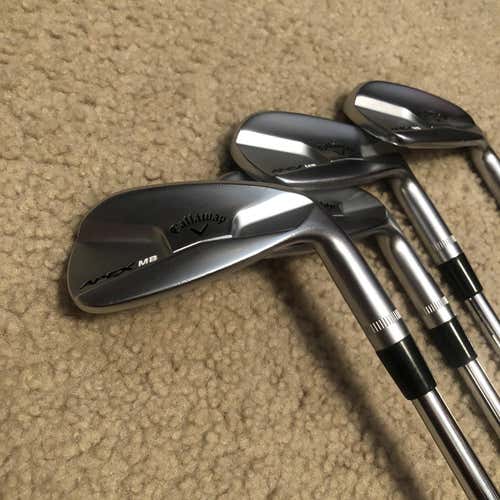 Men's Right Handed Apex MB Stiff Flex Steel Shaft Iron Set