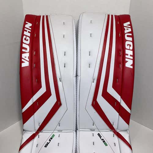 Red Senior 32+2 Vaughn Ventus SLR2 Pro  Goalie Leg Pads