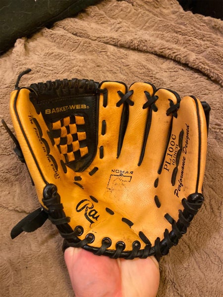 Rawlings Kid Pitch (9YO-13YO) Right Hand Throw PL100C 10" Baseball Glove