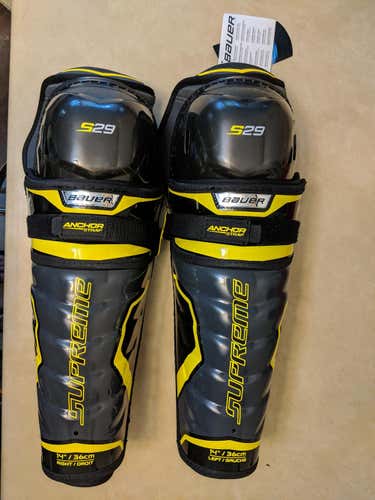 New Bauer Supreme S29 14" Senior Shin Pads