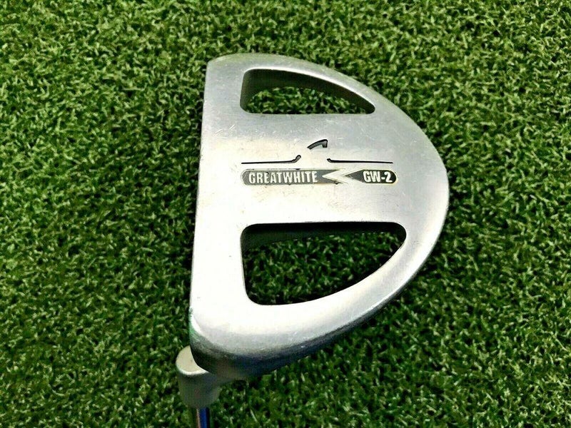 Tiger Shark Great White GW-2 Putter / LH / ~35" Steel / New Grip / dw4460
