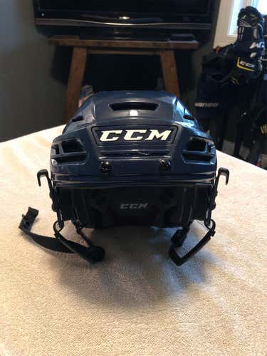Blue Used Medium CCM Resistance 100 Helmet