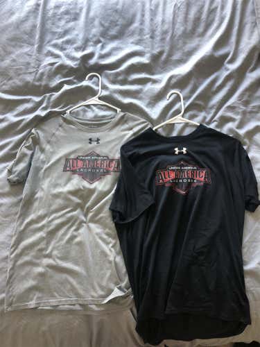 Two Under Armour All American Shirts