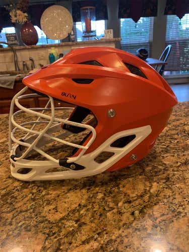 Orange Adult Player's Warrior Burn Helmet