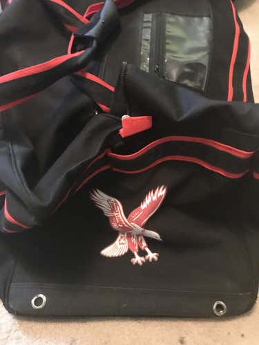 Black/Red Hockey Bag