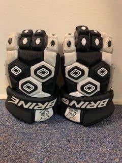 (Disinfected) Used Brine Triumph Lacrosse Gloves 13"
