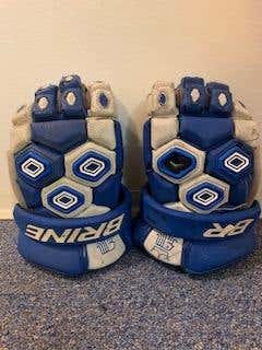 (Disinfected) Used Brine Triumph Lacrosse Gloves 13"