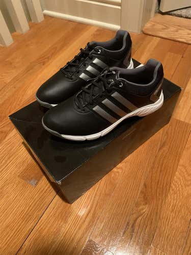 Black Men's Size 5.0 (Women's 6.0) Adidas Golf Shoes