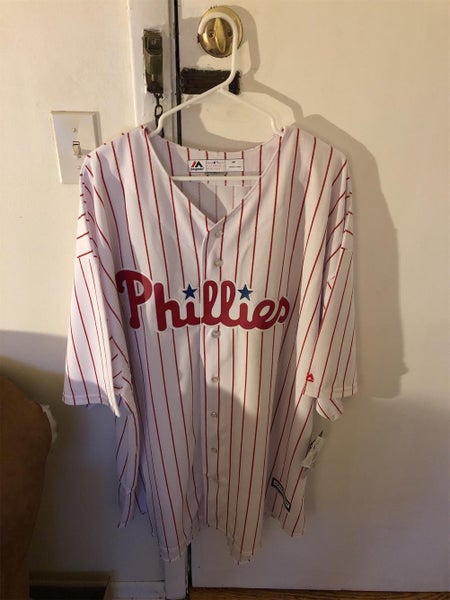 Majestic Philadelphia Phillies MLB Men's 4XL Coolbase Pullover Warm Up  Jersey