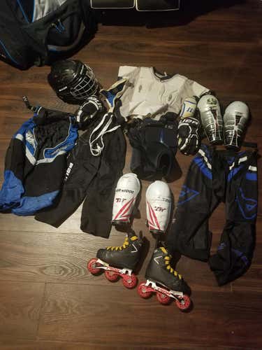 Roller Hockey lot youth used