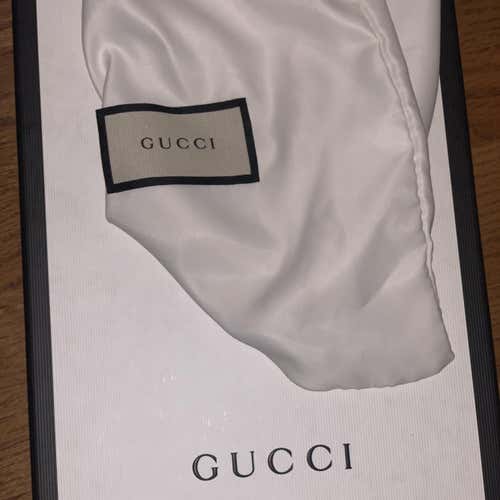 Used GUCCI Slides (White) Size-Fits 8.5-9.5