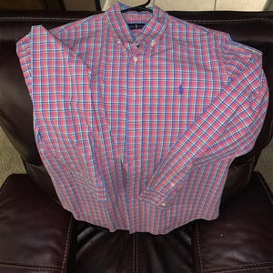 Red Men's Medium Polo Shirt