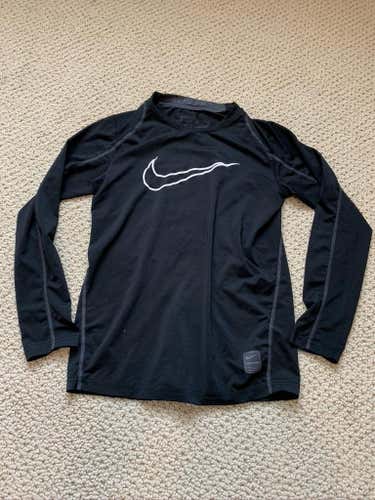 Youth Medium - Nike Pro Compression Shirt - Steam Sanitized - Used/Like New - Black