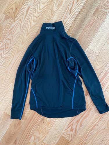 Bauer Compression Long Sleeve With Kevlar Neck Protector