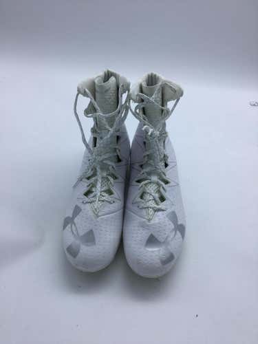 White Men's Size 13 Under Armour Highlight Cleats