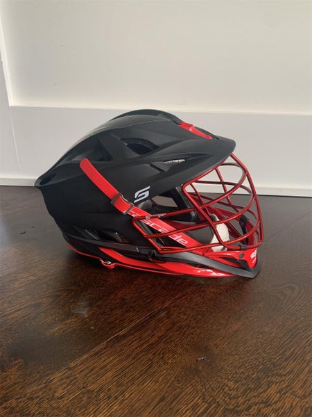 Matte Black and Red Adult Cascade S Helmet