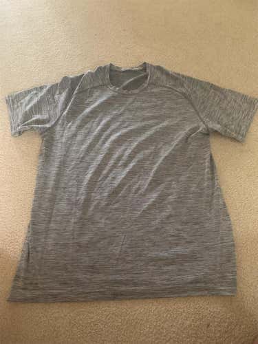 Gray Men's Large Lululemon Shirt