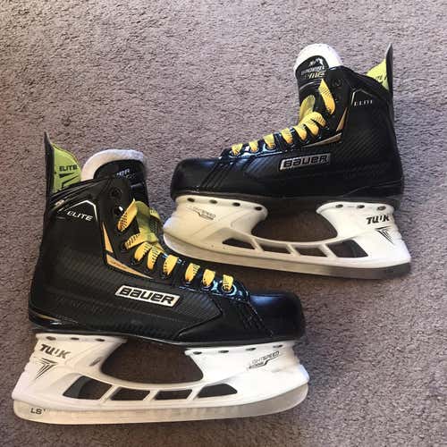 Senior Bauer Supreme elite Regular Width Size 8.5 Hockey Skates