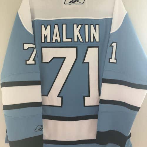 RBK Premier Pittsburgh Penguins MALKIN Winter Classic Alternate Jersey LARGE