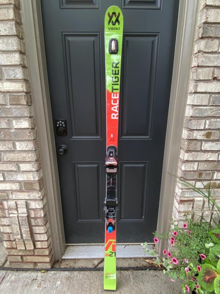 Used Unisex 2018 Volkl Racing Racetiger World Cup Speedwall GS Skis Max Din 16
