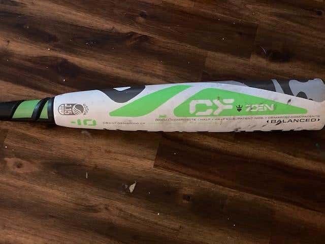 Used USSSA Certified 2017 DeMarini Composite Demarini CF Zen Bat (-10) 20 oz 30"