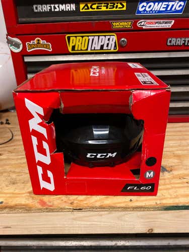 Black New Medium CCM FL60 Helmet