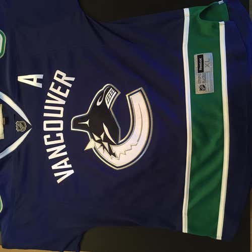 Blue Ryan Kesler Vancouver Canucks XL Reebok  Jersey