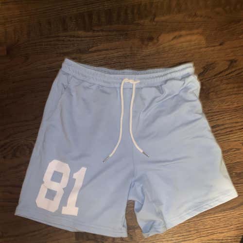Adult Small/medium Carolina Blue Sweat Shorts