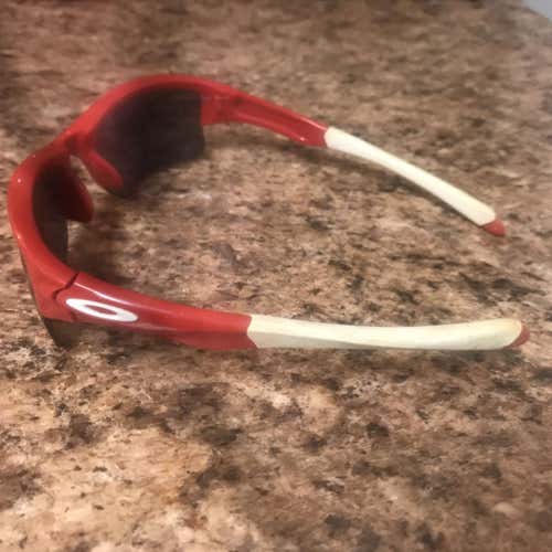 Red Unisex Youth Oakley Sunglasses