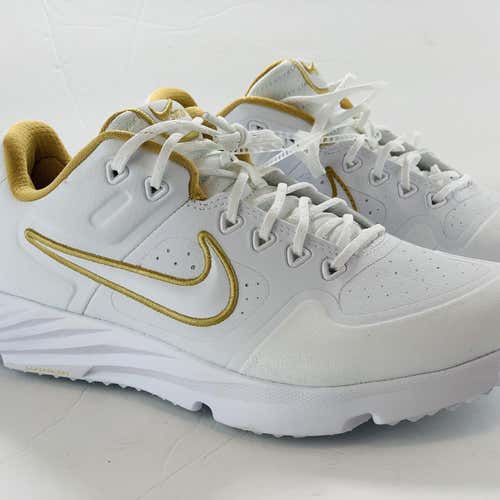 NIKE WMNS ALPHA HUARACHE ELITE 2 TURF SOFTBALL SHOES CJ9988-100 SZ 7.5