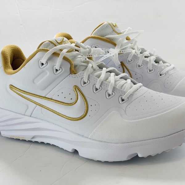 NIKE WMNS ALPHA HUARACHE ELITE 2 TURF SOFTBALL SHOES CJ9988-100 SZ 7.5