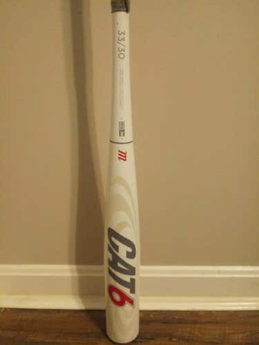 2018 Marucci Composite CAT 6 Bat (-3) 30 oz 33"- Used High School/College BBCOR Certified
