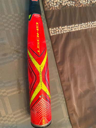 Kid Pitch (9YO-13YO) 2018 Composite Ghost X (-10) 19 oz 29" Bat