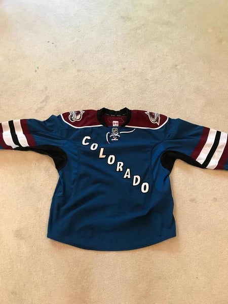 Official ALT Game Jersey Reebok 2.0 7287 NHL Jersey Colorado Avalanche (size 54) Goalie Cut