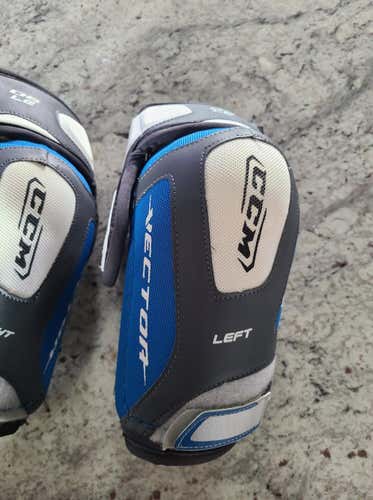 Used Senior Large CCM Vector Elbow Pads Pro Stock