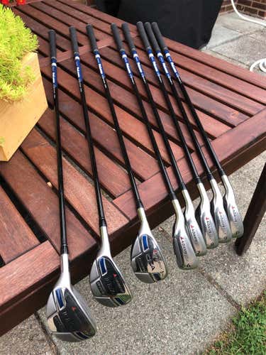 Men's Left Hand A7 os Regular Flex Graphite Shaft Iron Set