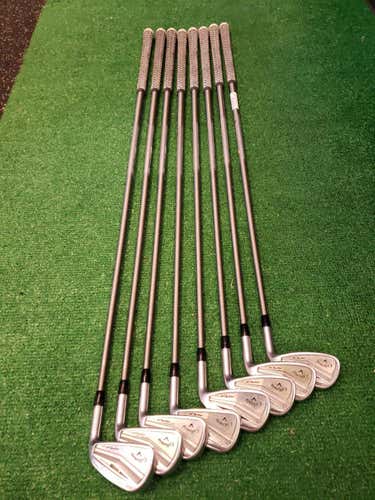 Callaway Used Right Handed Men's Stiff Flex Iron Set