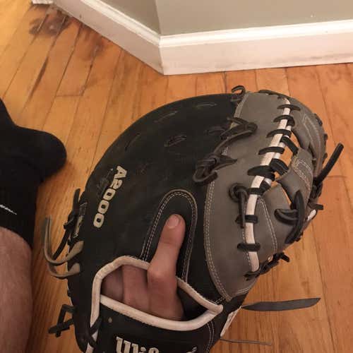 Gray High School/College First Base A2000 1716 12.5" Baseball Glove