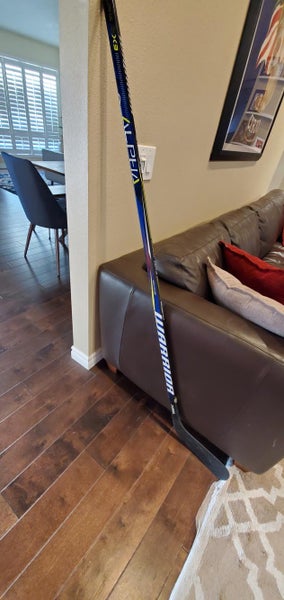 Used Senior Warrior Left Hand Alpha QX3 Hockey Stick W03 75 flex