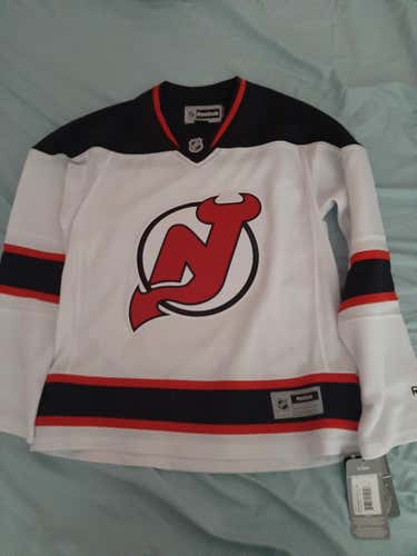 New Adult Womens Medium away Devils Jersey