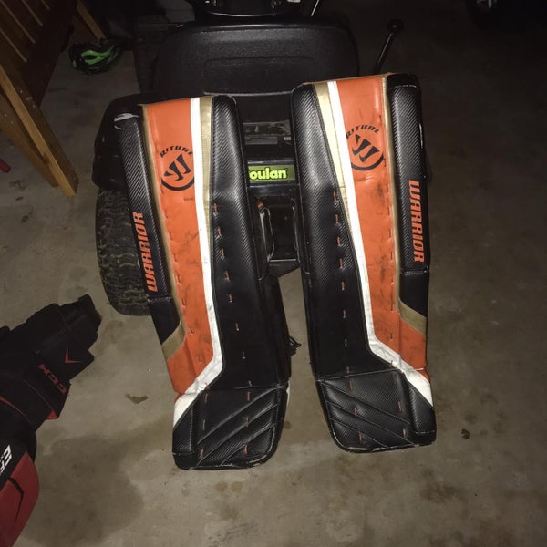 Black Senior 36" Warrior Ritual G2 Pro Stock Goalie Leg Pads