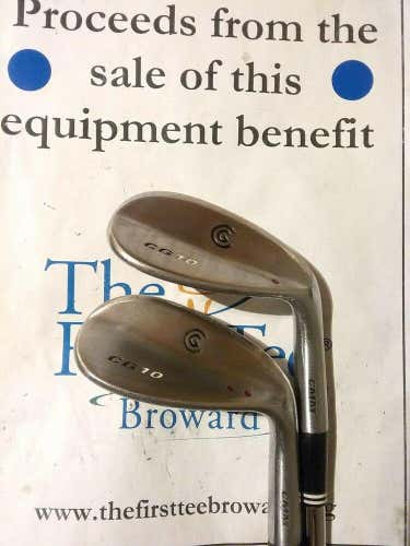 Cleveland CG10 CMM Wedge set (Sand Wedge & Lob Wedge) Steel shafts