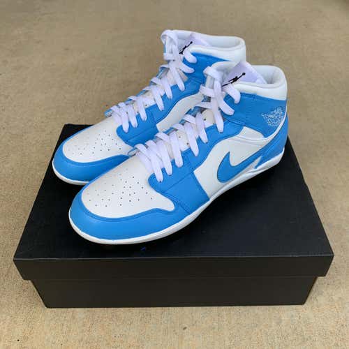 Air Jordan 1 Retro 'UNC' MCS Cleats sz 10.5