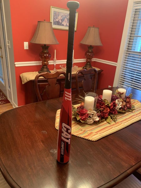Used Kid Pitch (9YO-13YO) USSSA Certified Marucci Cat Composite-8 Bat 19 oz 29"