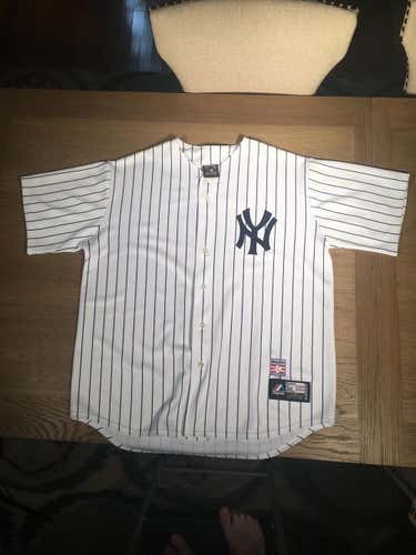 New Adult XL New York Yankees Yogi Berra HOF Majestic Jersey
